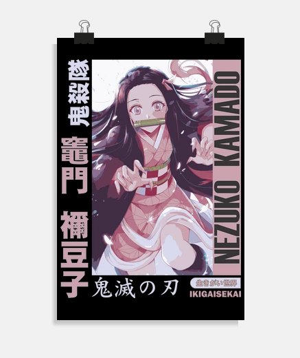 Póster Nezuko Kamado IKIGAISEKAI