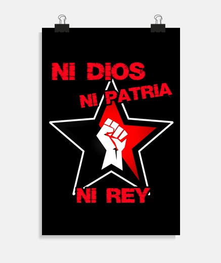 Póster NI DIOS NI PATRIA NI REY