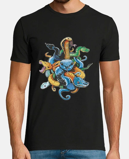Tee-shirt nid de serpents ,crotale ,vipère,boa, mousse pour reptils 