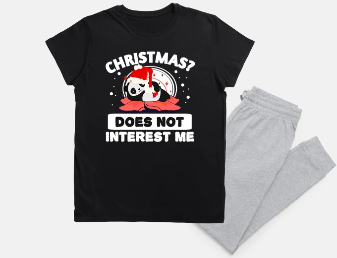 Pigiama niente panda kawaii carino di Natale