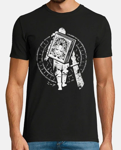 T-shirt nier e grimoire weiss