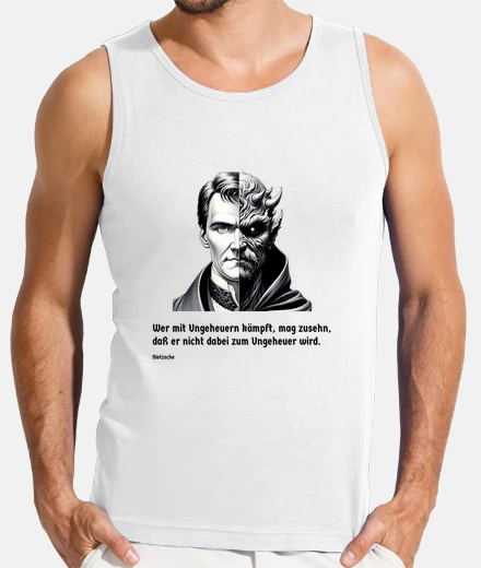 Tee-shirt Nietzshe monstres ungeheuern