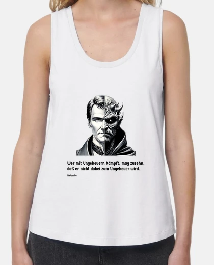 Tee-shirt Nietzshe monstres ungeheuern
