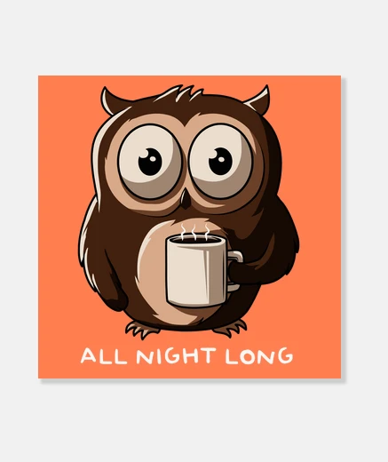 Lienzo Night Owl