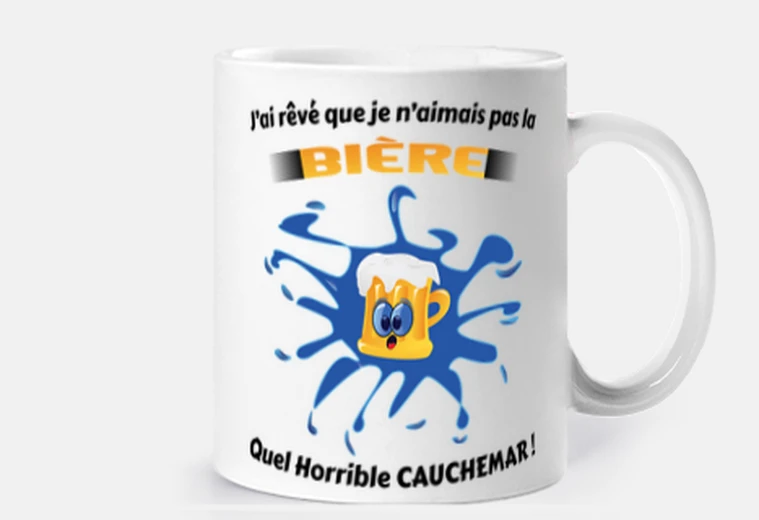 Cup nightmare beer message humor