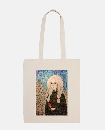 Bolsa Niña con abrigo negro