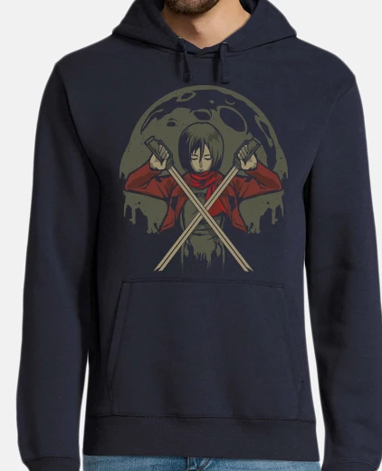 Sudadera niña con pañuelo rojo