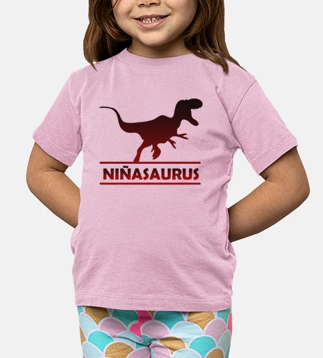 Ropa Niñasaurus camiseta manga corta niña para niña dinosaurio