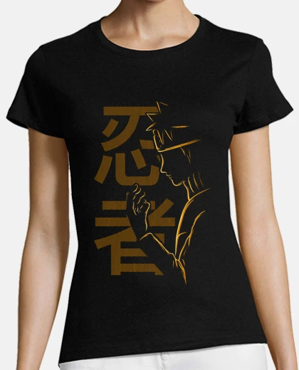 Camiseta ninja japonés shinobi - arte minimalist