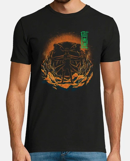 Camiseta ninja y el sapo invocador