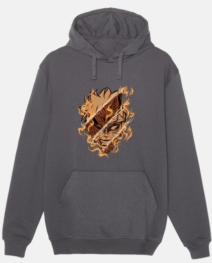 Sudadera ninja y el zorro demonio - con arte lin