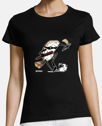 T-shirt ninjasushi kunai woman t-shirt shirt