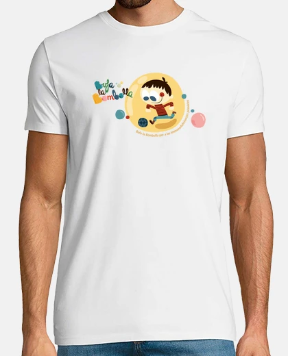 Camiseta Niño en burbuja jugando a pelota