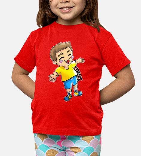 Ropa Niño, manga corta, naranja
