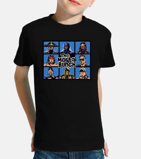 Ropa Niño, manga corta, negra