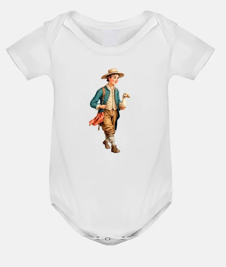 Ropa niño y su ganso años antiguos bebé body onesie 30 vintage retro