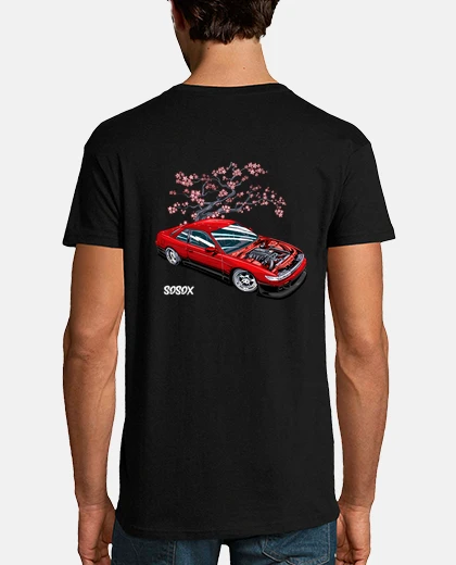 Tee-shirt NISSAN PS13 cerisier