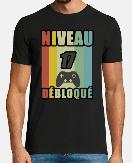 Tee-shirt niveau 17 debloque sunset
