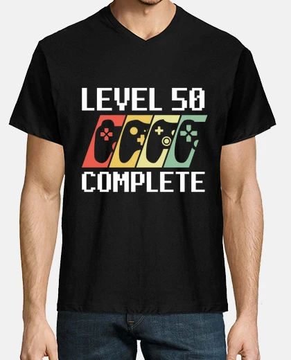 Tee-shirt niveau 50 complet joueur du 40e anniver