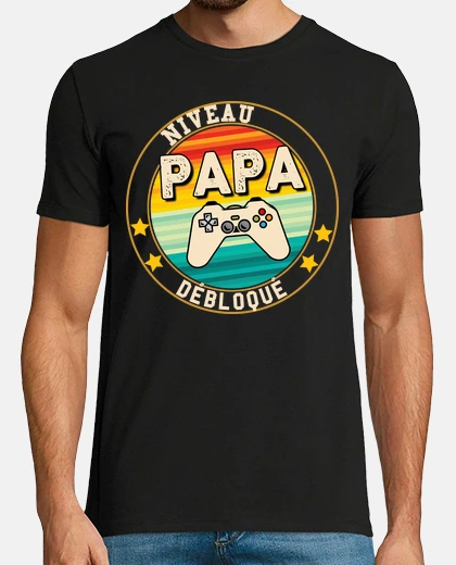 Tee-shirt Niveau Papa débloqué humour père