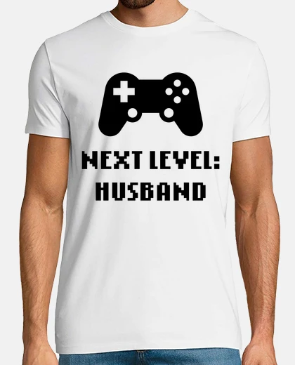 Tee-shirt niveau suivant - mari - marié - noir