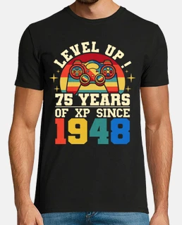 Niveau 75 Anniversaire Gamer 75 ans