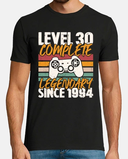 Camiseta nivel 30 años 1994 cumpleaños del jugad
