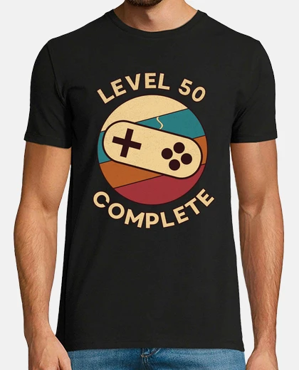 Camiseta nivel 50 completar 50 años 50 cumpleaño