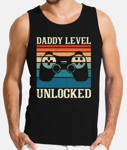 Camiseta nivel de papá desbloqueado convirtiéndo