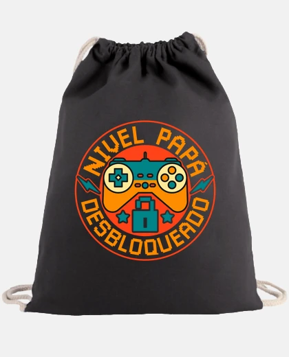 Bolsa Nivel Papá Desbloqueado Gamer Padre