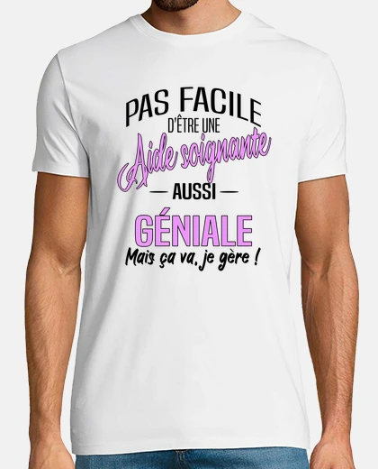 Camiseta no es fácil ser cuidador