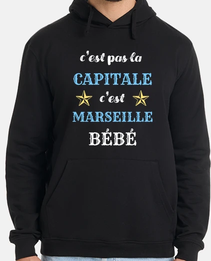 Sudadera No es la capital de Marsella bebe