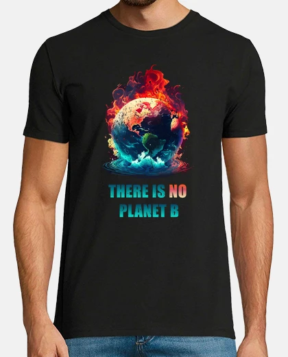 Camiseta No hay planeta B, contra el cambio climatico y el calentamiento global