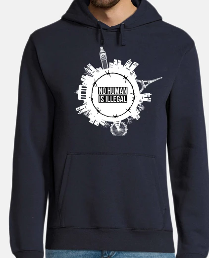 Sudadera NO HUMAN IS ILLEGAL