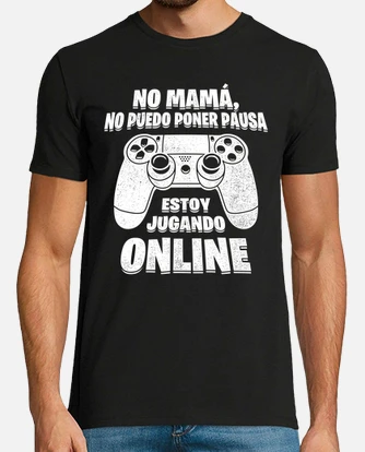 Camiseta no mama no pausa jugando online laTostadora