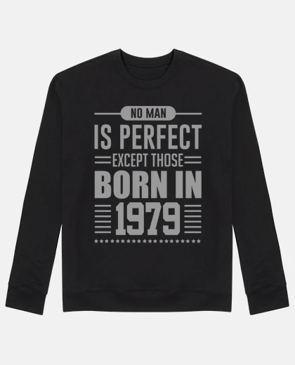 Hoodie NO MAN IS PERFECT EXCEPT THOSE BORN IN 