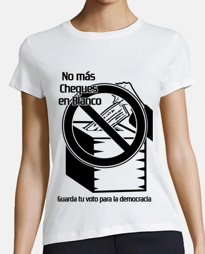 No más Cheques en blanco - claro