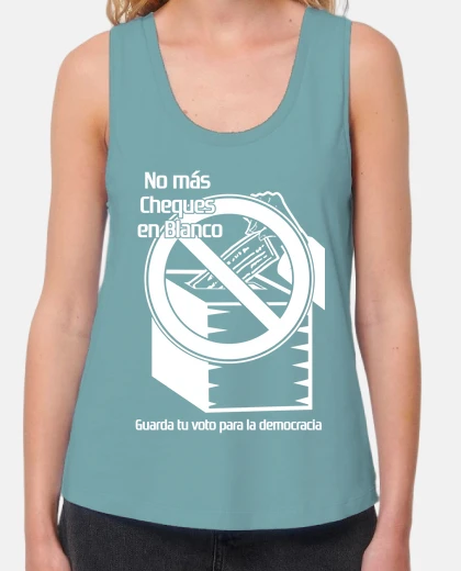 No más Cheques en blanco - oscuro