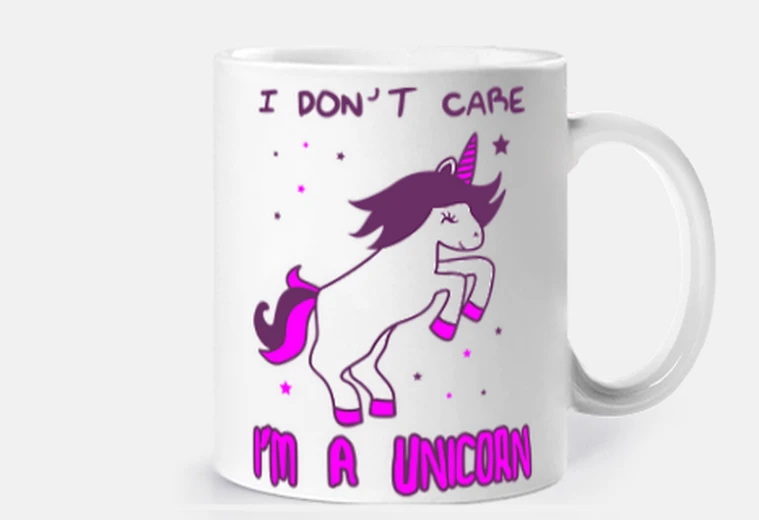 Taza no me importa soy un unicornio