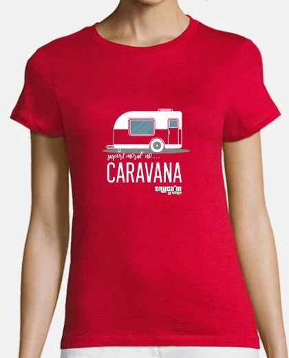 T-shirt no morale  carav ana blanc