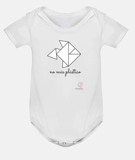 Kids no more plastic -body baby, white