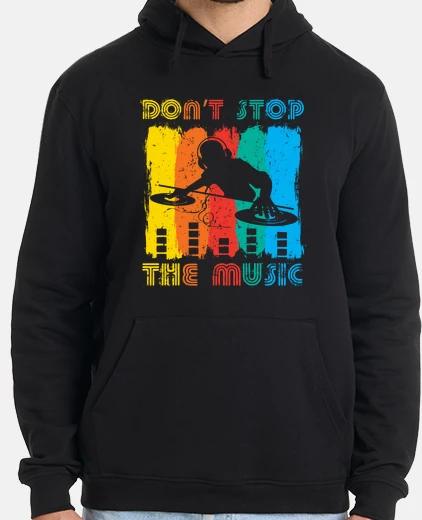 Sudadera no pares la musica dj