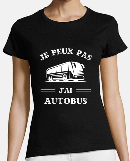 Playera No puedo bebí el autobús del humor