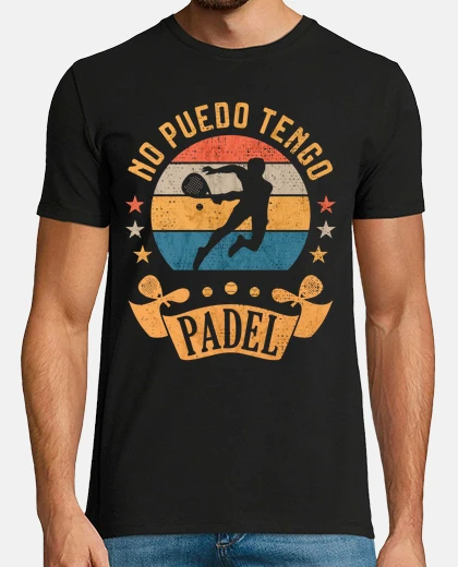 Camiseta no puedo sigo padel divertido