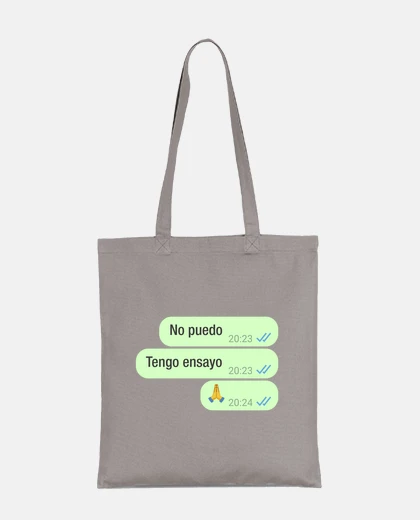 Bolsa NO PUEDO, TENGO ENSAYO