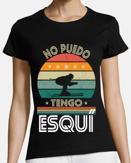 Playera No Puedo Tengo Esqui