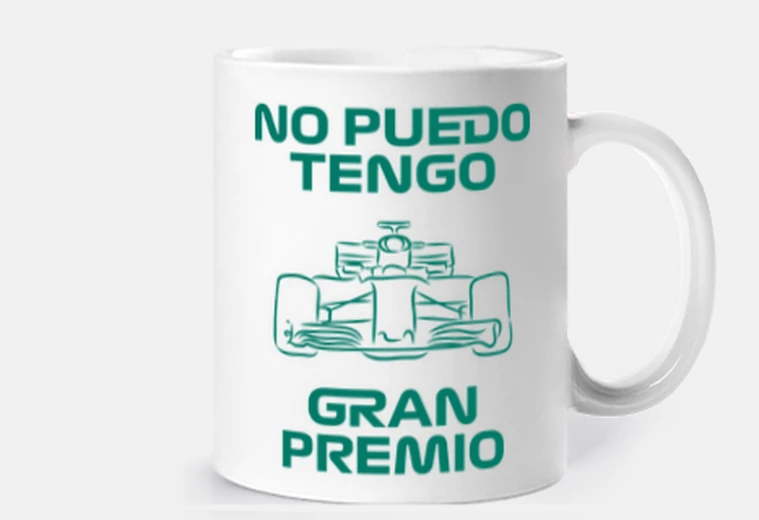 Taza NO PUEDO TENGO GRAN PREMIO F1