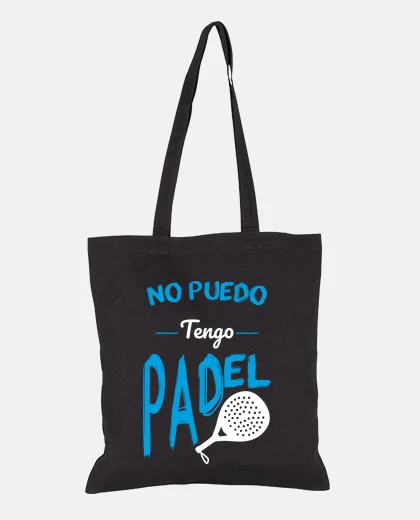 Bolsa No Puedo Tengo Pádel - Azul Y Blanco