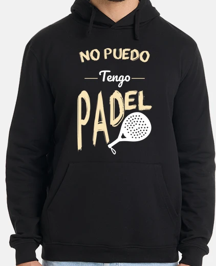 Sudadera No Puedo Tengo Pádel - Beige Y Blanco
