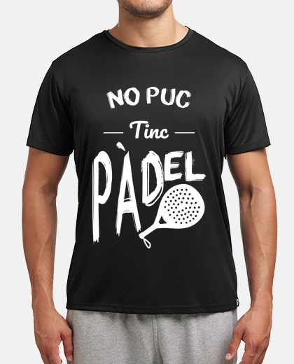 Camiseta No puedo tengo padel - Catalán